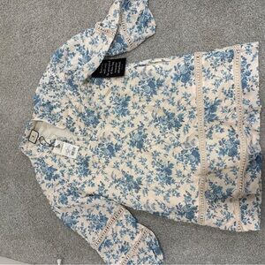 Tuckernuck Blue and White Floral Dress